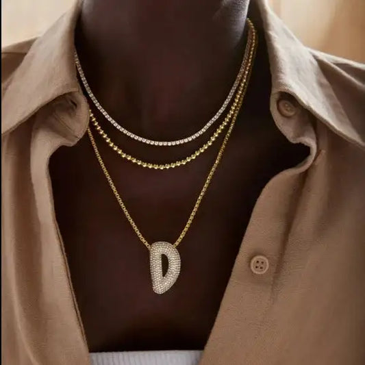 "Personalised Initial Necklace"